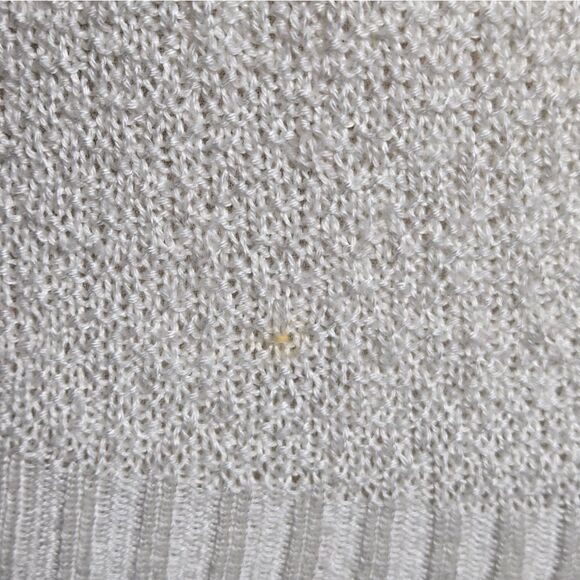 Centennial Knits Ltd Victorian White Vintage Ruffle Sweater - Picture 5 of 7